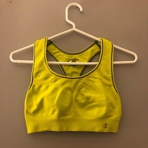 Neon Green Sports Bra